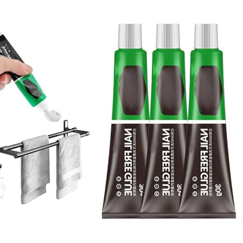All-Purpose Glue, Wasserfest Alleskleber Nail-Free Glue Adhesive Sealant, Kein Bohren Nicht-schrumpfender Starker Kleber für Innen und Außen