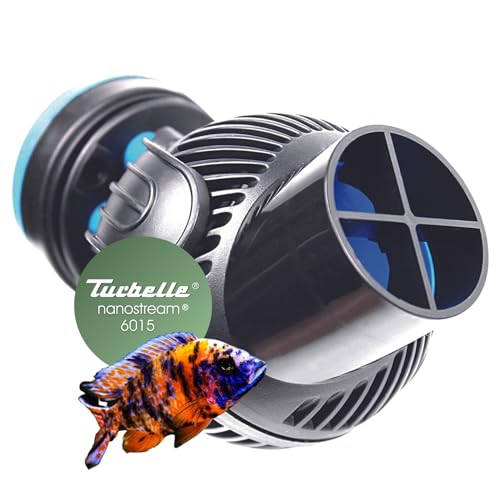 TUNZE Strömungspumpe Turbelle nanostream 6015 I Pumpe für 3D einstellbare Strömung I Propellerpumpe mit Magnet Holder & Silence Klemme bis 12mm Glasstärke I Wasserpumpe für Süßwasser-Aquarium