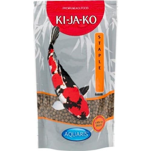 KI-JA-KO Staple schwimmender Futter für Koi 3 kg / 6 mm - mit niedriger Energiedichte zur Fütterung von Koi das ganze Jahr über bei Einer Temperatur von 10 °C