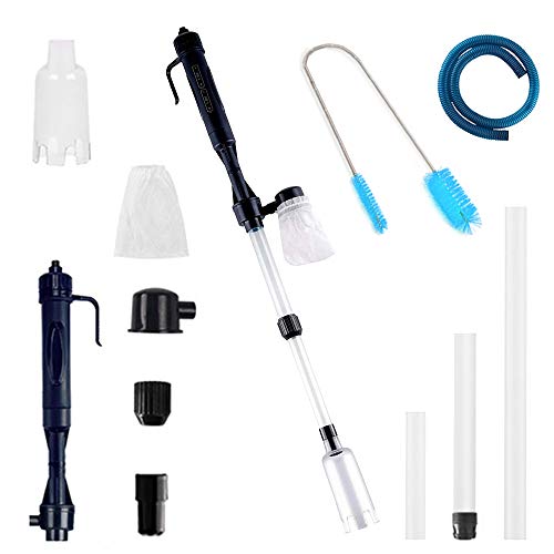 Elektrische Mulmsauger Kit,Bodenreiniger Aquarium,Aquarium Mulmsauger,Kiesreiniger Siphon Staubsauger,Automatisch Aquarium Wasserwechsler,Fish Tank Reiniger