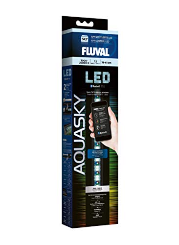 Fluval AquaSky 2.0, LED Beleuchtung fuer Suesswasser Aquarien, 38 - 61cm, 12W