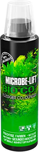 MICROBE-LIFT Bio-CO2-236ml - Innovativer flüssiger CO2-Dünger. Fördert das Pflanzenwachstum in Süßwasseraquarien mit Mikroben & Huminsäure, frei von Nitraten.