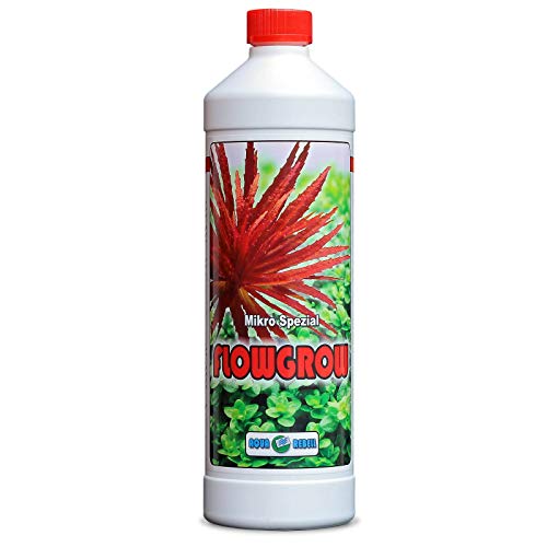 Aqua Rebell ® Mikro Spezial Flowgrow Dünger - 1 Literflasche - optimale Versorgung für Ihre Aquarium Wasserpflanzen - Aquarium Dünger speziell für Wasserpflanzen entworfen