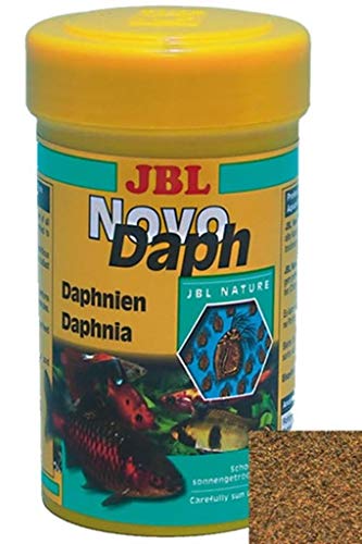 JBL NovoDaph 30700 Leckerbissen für Aquarienfische naturgetrocknete Wasserflöhe, 100 ml