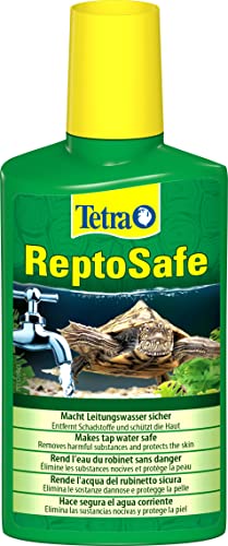 Tetra ReptoSafe Wasseraufbereiter - bereitet Leitungswasser sicher für Wasserschildkröten auf, ideal bei Neueinrichtung eines Aqua-Terrariums und bei Wasserwechsel, 250 ml Flasche