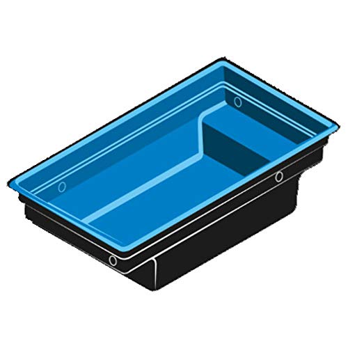 Ubbink® Quadra C2 Teichbecken Fertigteich 1500 Liter mit 2 Zonen, Kombi-Teich