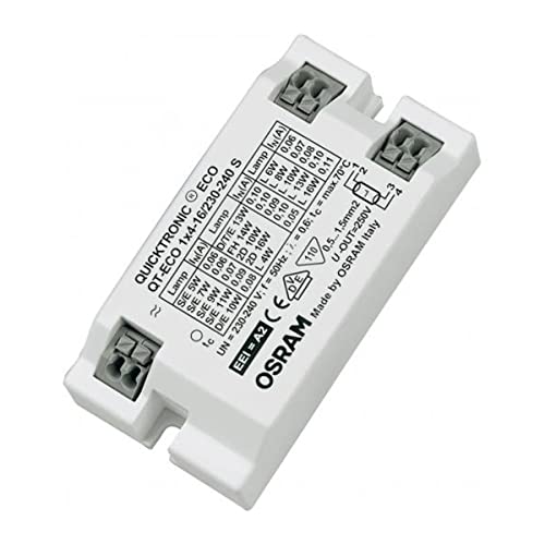 Osram elektronisches Vorschaltgerät (EVG), QUICKTRONIC ECONOMIC, EVG LL/KLL non-DIM, QT-ECO 1X4-16/220-240 S 4050300638584 Weiß