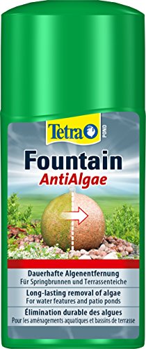 Tetra Pond Fountain AntiAlgae - hochwirksamer Algenschutz für Springbrunnen und Terassenteiche, 250 ml Flasche