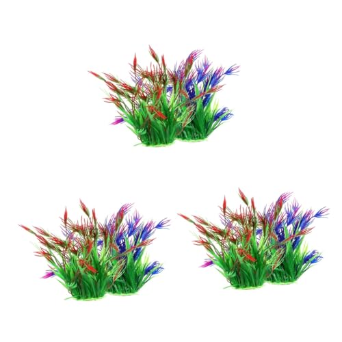 Yardwe 6 STK Aquarium simulierte Wasserpflanzen Gras für Aquarien Grünpflanzen für Aquarien Underwater Decoration Aquarium Decoration Anlage kunstpflanze Aquarium-Pflanzenverzierung tpc