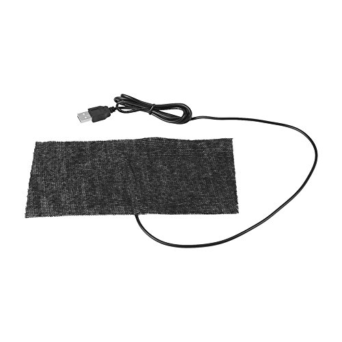 Heizmatte USB Waermematte 5V Mauspad Wärmer 20 × 10 cm Heizkissen Wasserdicht Fibre Heizung für Reptil Terrarium