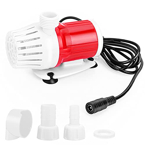 DC 12V Tauchpumpe 20W Tragbare Aquarium Wasserpumpe 1200L/H High Flow Pumpen Frequenzumwandlung bürstenlose DC-Pumpe Amphibische Pumpe