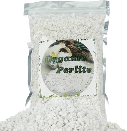 Bio-Perlite für Pflanzen, Bodenverbesserung für verbesserte Drainage und Wachstum, ideal für Blumenerde (10L)