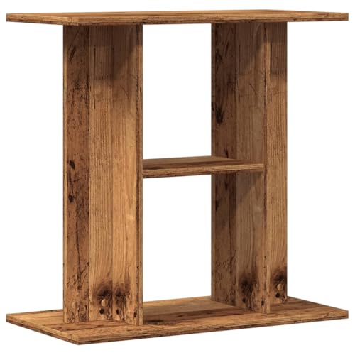 vidaXL Aquarienständer 60x30x60 cm Holzbearbeitung Holz Altholzfarben Aquarium Ständer Aquarium Unterschrank Schrank für Aquarium Schrank