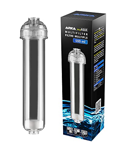 ARKA myAQUA Multifilter - 500 ml - Vielseitig einsetzbarer Filter für Materialien wie Mischbettharz und Aktivkohle, optimiert für Aquarienpflege.