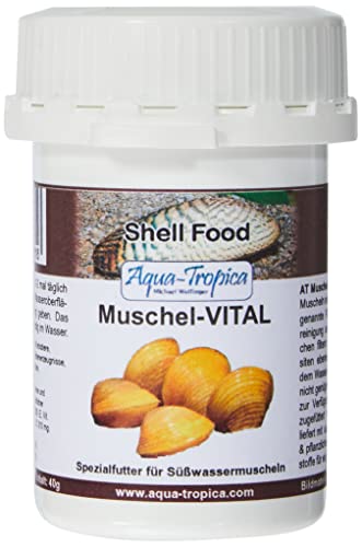 Aqua-Tropica Muschel-VITAL - Futter für alle Süßwassermuscheln, 40 g