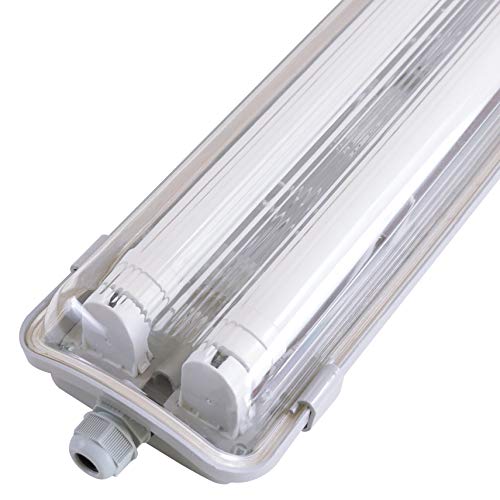 proventa® EasyBudget LED-Feuchtraumleuchte IP65 150cm 48W 2x Röhre neutralweiss