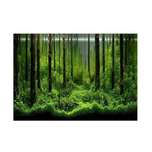 YOUTHINK Aquarium Hintergrund, Hintergrunddekor für Aquarien, Aquarium Dekoratives Plakat, Aquarium Rückwandfolie Papier Geeignet, Terrarium Rückwand (61 * 30cm)