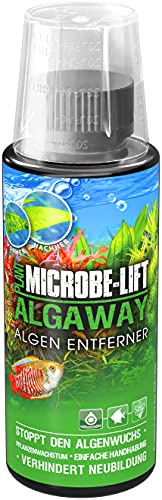 Microbe-Lift Algaway - 118 ml - Algenvernichter - Schnelle & effektive Algenbekämpfung für Süßwasseraquarien, verhindert Neubildung, sicher für Fische und Pflanzen.