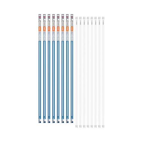 OSRAM LED TUBE T8 36 EM 1200 mm, lineare LED-Röhre, 15W, 1800lm, 6500K, tageslichtweißes Licht, LED-Ersatz für T8-Leuchtstoffröhren mit G13-Sockel, lange Lebensdauer, geringer Energieverbrauch,8-Pack