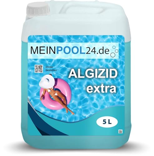 Algizid Meinpool24.de 5 l zur Poolpflege Algenverhütung flüssig Algezid schaumfrei