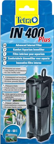 Tetra IN 400 plus Aquarium Innenfilter - Filter für klares und gesundes Wasser, mechanische, biologische und chemische Filterung, geeignet für Aquarien mit 30 bis 60 Liter
