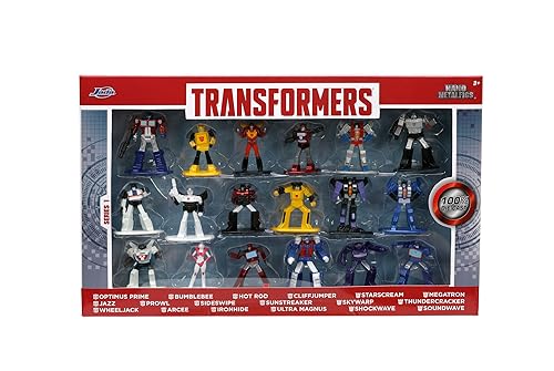 Jada 253115009 Transformers Nanofigs 18 pcs, Wave 2, Mehrfarbig