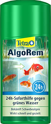 Tetra Pond AlgoRem - 24-Stunden-Soforthilfe gegen grünes Wasser im Gartenteich, bekämpft...