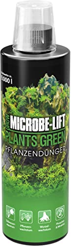 MICROBE-LIFT Plants Green - 473 ml - Komplettdünger für Aquarienpflanzen, reich an Vitaminen, für prächtigen Wuchs und Gesundheit im Süßwasseraquarium