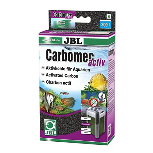 JBL Carbomec activ 6234500 Hochleistungs-Aktivkohle für Filter von Süßwasser Aquarien,800 ml