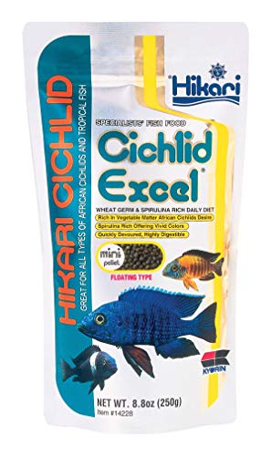 Hikari Cichlid Excel Schwimmende Pellets für Haustiere, 250 g