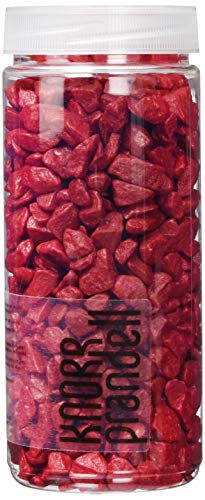 Knorr Prandell 218236205 Dekosteine 9-13 mm 500 ml, Farbe: Rot
