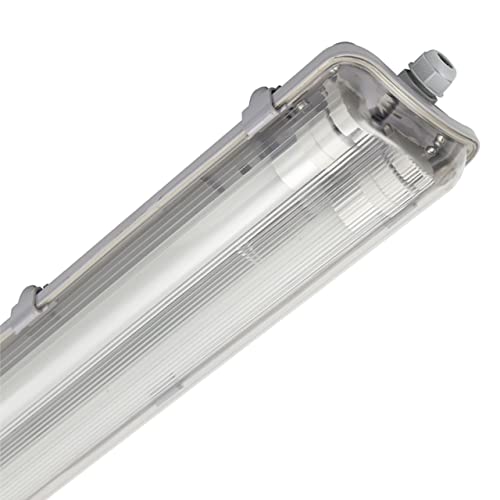 Proventa® EasyBudget LED-Feuchtraumleuchte 60cm 18W 2x Röhre neutralweiss