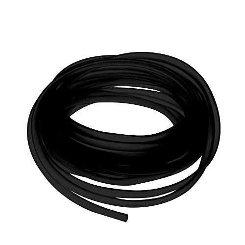 LucyStudio Luftpumpenschlauch 5m Sauerstoffschlauch 4/6mm Aquarienschlauch Bunt Belüfterschlauch Silikon Luftschlauch Schwarz