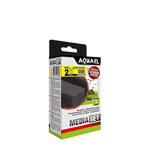 Aquael Standard Schaumstoff für Filter ASAP 500 Für Aquarien 2 teilig 113735