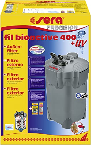 sera fil bioactive 400 + UV - Vielseitige und bedienerfreundliche Außenfilter für Süßwasseraquarien mit UV-C, 1 Stück (1er Pack)