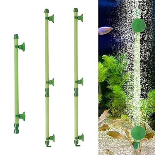 Aquarium Ausströmer 3Pcs Aquarium Bubble Tube Aquarium Luftblasen Sauerstoffpumpe Diffusor Zubehör mit Saugnapf für Aquarium