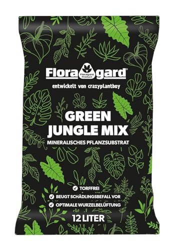 Floragard Green Jungle Mix - Mineralisches Pflanzsubstrat - 1x12 Liter