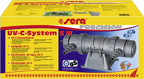 sera UV-C-System 5 W - UV-C-Wasserklärer für Süß- und Meerwasseraquarien bis 500 l