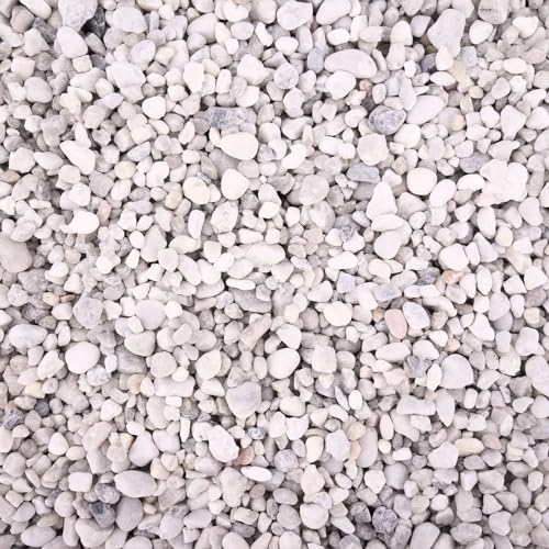 AquaOne Aquarium Kies 5 kg Bodengrund I Aquariumkies Noa grob 4-8 mm I Premium Qualität I Quarzsand feine Körnung I Deko Aquascaping Dekoration