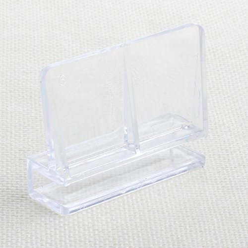 Ldabrye Aquarium-Glasabdeckungshalter, Acryl-Clip, Deckel-Clips für randlose Aquarien für 6 mm dickes Glas
