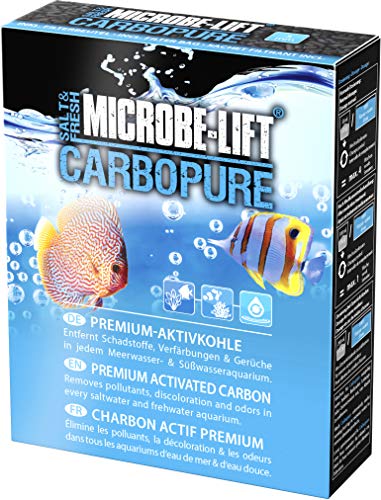 MICROBE-LIFT Carbopure - 500 ml - Premium Aktivkohle, entfernt effektiv Verunreinigungen und Trübungen aus jedem Aquarium, dampfaktiviert & säuregewaschen.