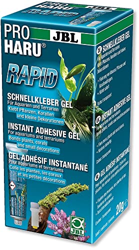 JBL 6139900 ProHaru Rapid 61399, Schnellkleber für Aquarien und Terrarien, 20 g