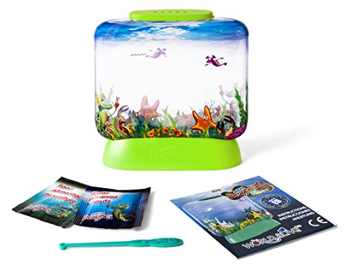Aqua Dragons |Sea Friends Colour Adventure | Educational STEM Toy, Aquarium Set, Grow an Easy Pet for Kids - Inklusive Tank, Futter, Eier, Löffel & Pipette- Surprise Colour - Gelb / Pink / Grün / Blau
