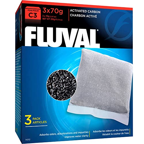 Fluval C3 Aktivkohlepatrone, 210g, 3er Pack