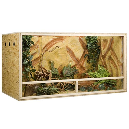 OSB Terrarium, Holzterrarium 150x80x80 cm mit Seitenbelüftung