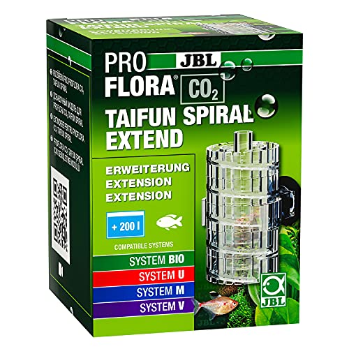 JBL PROFLORA CO2 TAIFUN SPIRAL EXTEND, Erweiterungsmodul für CO2-Reaktoren PROFLORA CO2 TAIFUN SPIRAL 5 und 10, Für 200 l mehr Kapazität