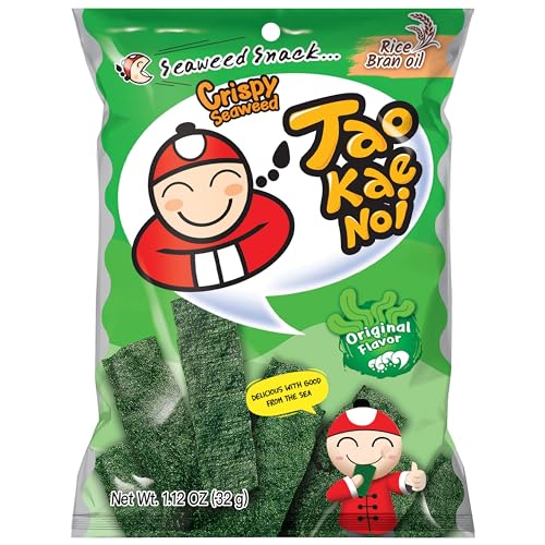 Taokaenoi Brand Seetangsnack knusprig, 6er Pack (6 x 32 g)