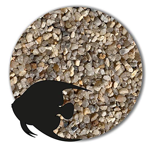 Anbobo Müller GmbH - Aquarium Sand/Aquarium Kies - 25 KG - 2,0-4,0mm - Natur - Deutsche Premiumqualität