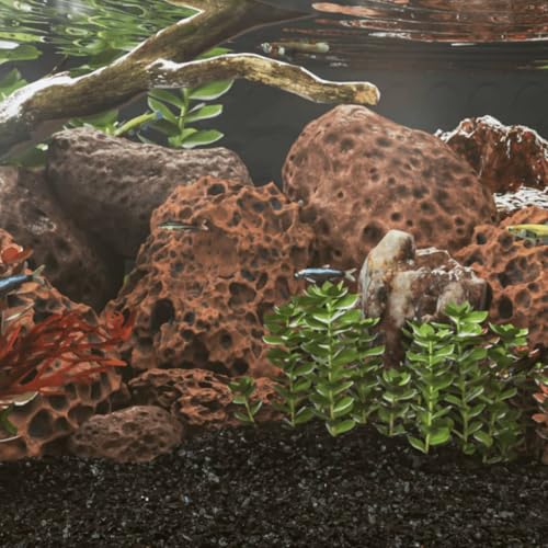 Somanki Lavagranulat 10 kg Rot 10-30 cm, Aquarium Deko, Aquarium Steine, Soil Aquarium - 155323