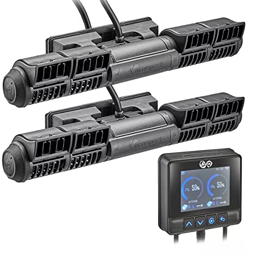 MAXSPECT XF350 Doppel-Cloud Edition Gyre Kit mit 2 Pumpen 52 W + Controller für Meerwasseraquarium 300-3000 L